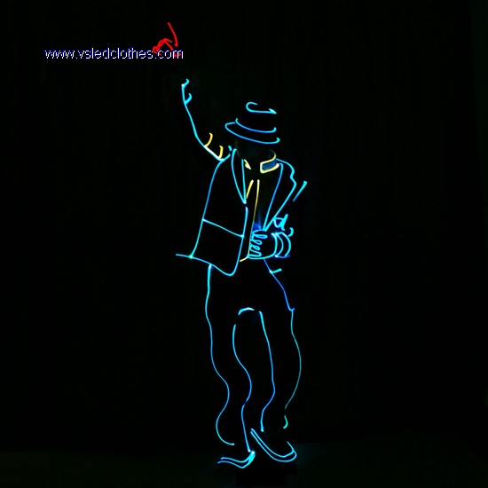 Michael Jackson Dance Luminous Suits