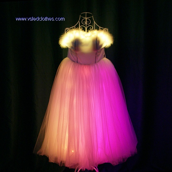 Full color LED Bandeau Dress