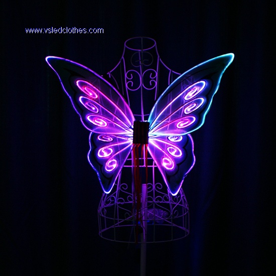 LED Light up Fiber Optic Butterfly Wings