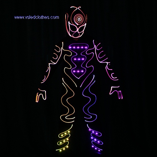 DMX512 controlled Glowing Team dance costumes
