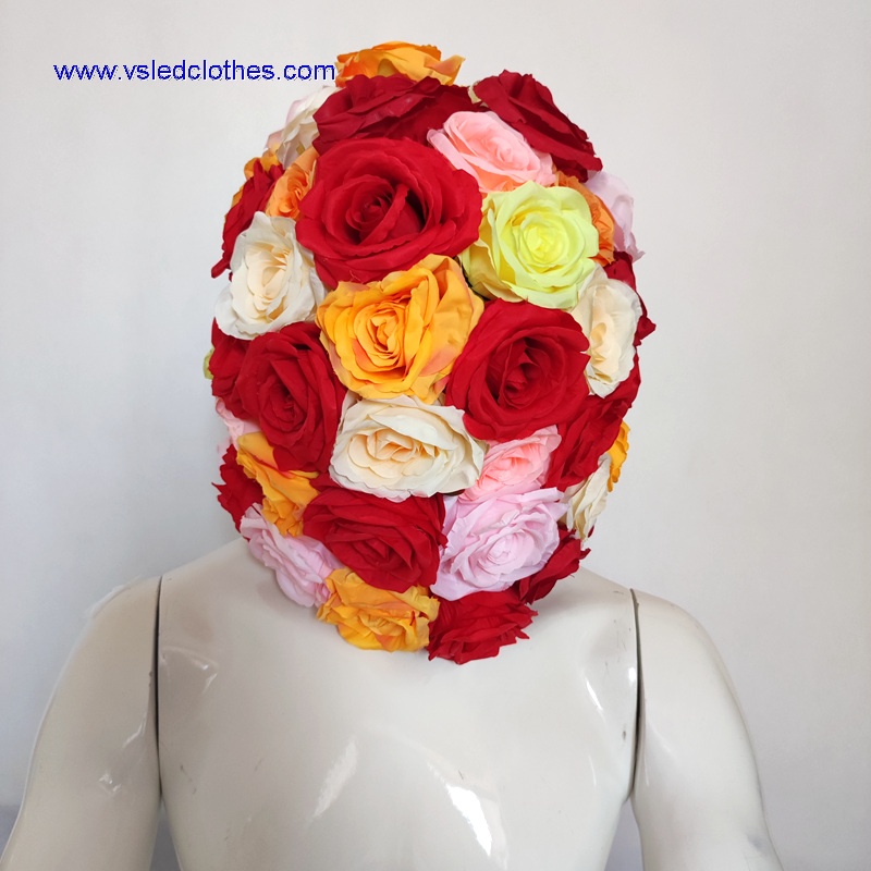 Colorfull flower performance hood