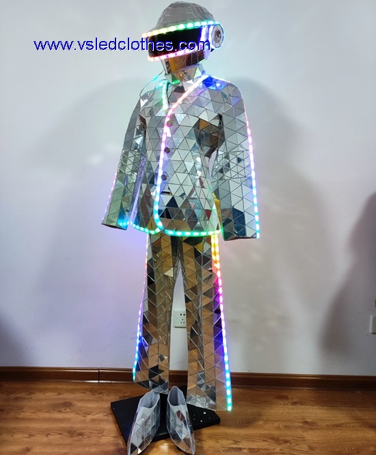 Human Discoball Mirror Bodysuit