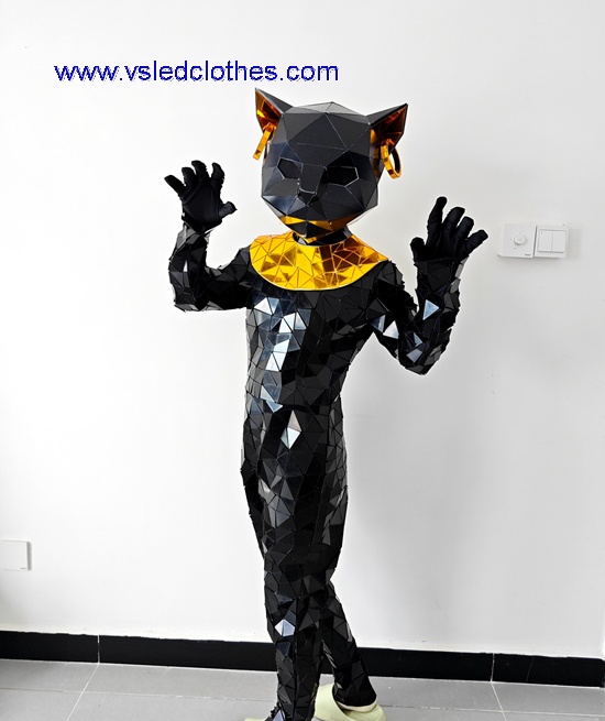 Mirror mirror black cat costume