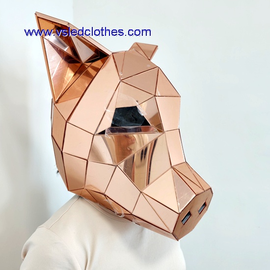 Mirror Pig Mouth Headear
