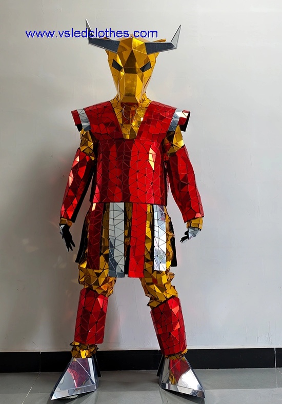 Mirror Bull performance costume