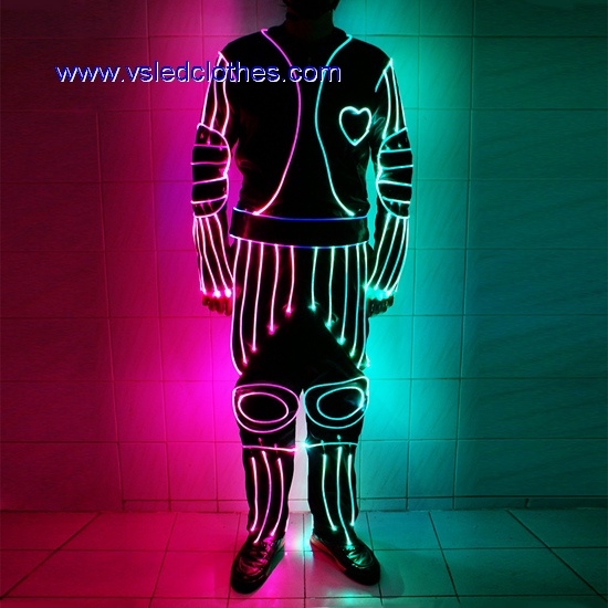 Fullcolor LED Light Fiber Optic Costumes