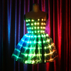 LED发光舞蹈短裙
