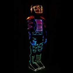 LED Light Fiber Optic Robot Costumes