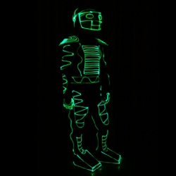 LED Light Fiber Optic Robot Costumes