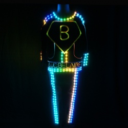 Fullcolor LED Light Optic Fiber Costumes