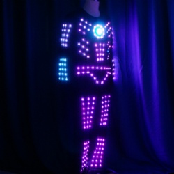 DMX512 programmable LED Dance Costumes