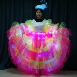 Full Color LED Light Up LED Carnival Dress