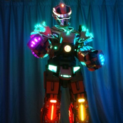 Wearable Stilts LED Transformers Robot Costumes