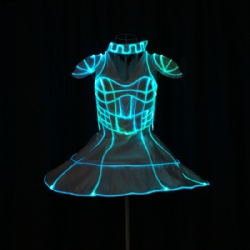 LED Light up Fiber Optic Ballet Skirt