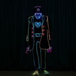Tron dance Fiber Optic Coat