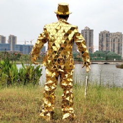 Golden Mirror Man