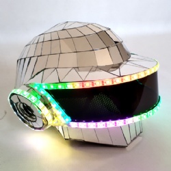 LED & Mirror DaftPunk Helmet