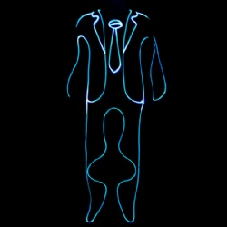 Glowing LED light up dance costumes