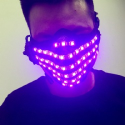 LED发光口罩