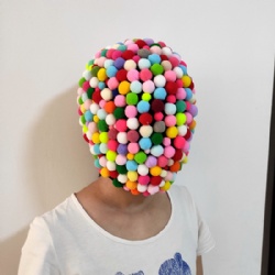 Candy ball mask for performance