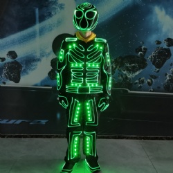 Wireless DMX512 programmable LED Robot costumes