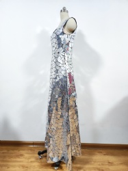 Fasion mirror long dress
