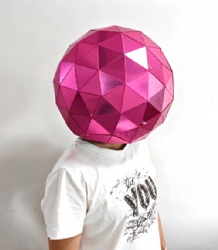 Disco mirror ball headwear