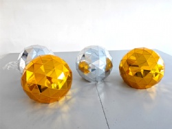 Disco mirror ball headwear