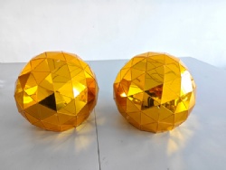 Disco mirror ball headwear