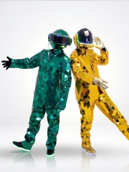 Golden mirror man suits