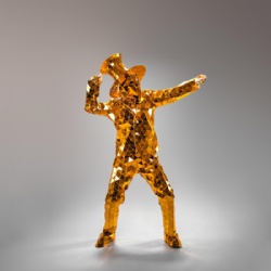 Golden mirror man costumes