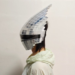 Mirror saucerman mask