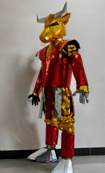 Mirror Bull performance costume