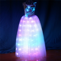 LED Light Evening Dress